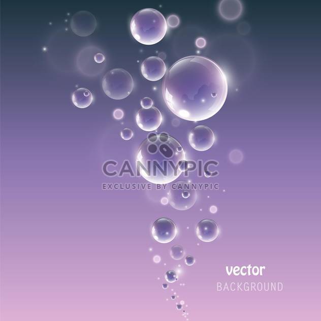 water drops on violet background - бесплатный vector #127892