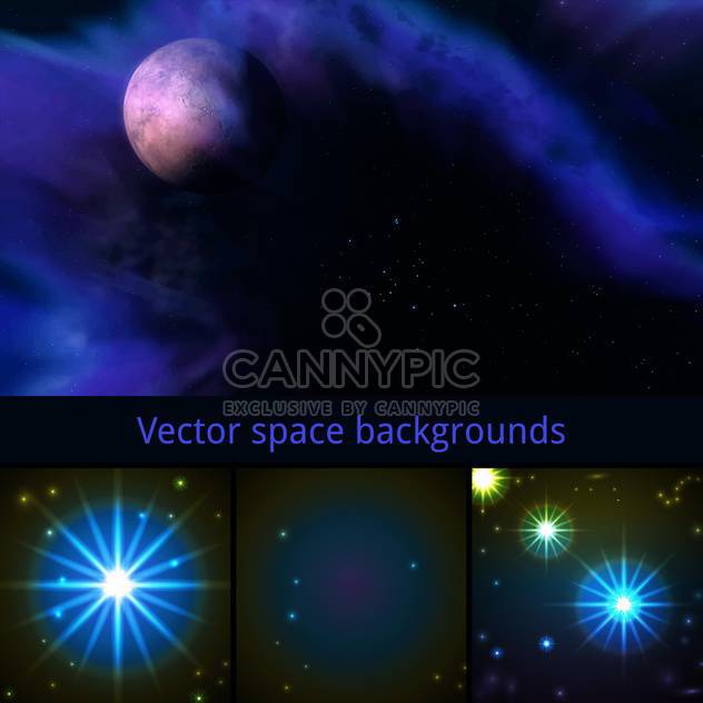vector abstract space background - vector gratuit #133662 