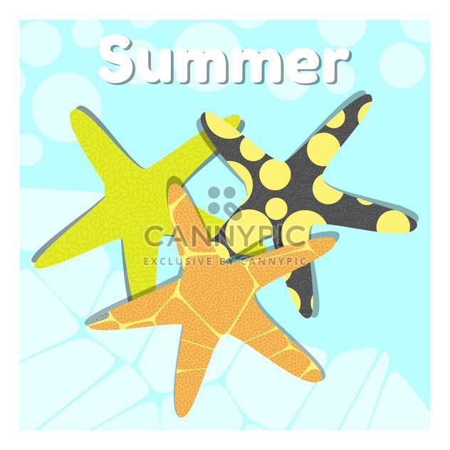 summer holiday vector background - vector gratuit #134092 