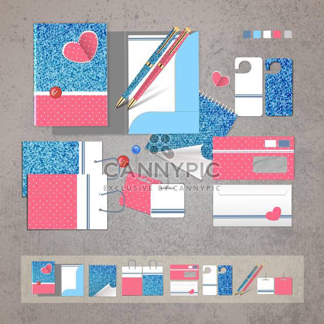 Set of corporate identity items - Free vector #134252