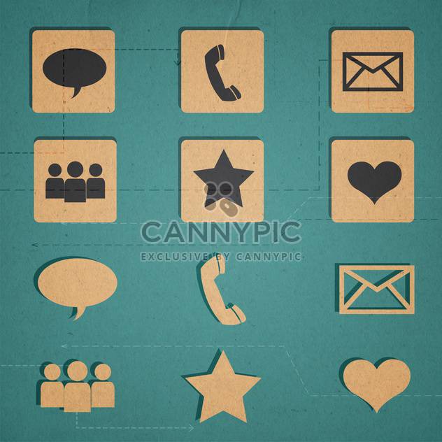 web icons set internet collection - Free vector #134312