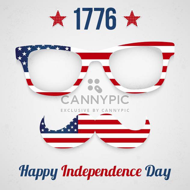 usa independence day poster - vector gratuit #134372 