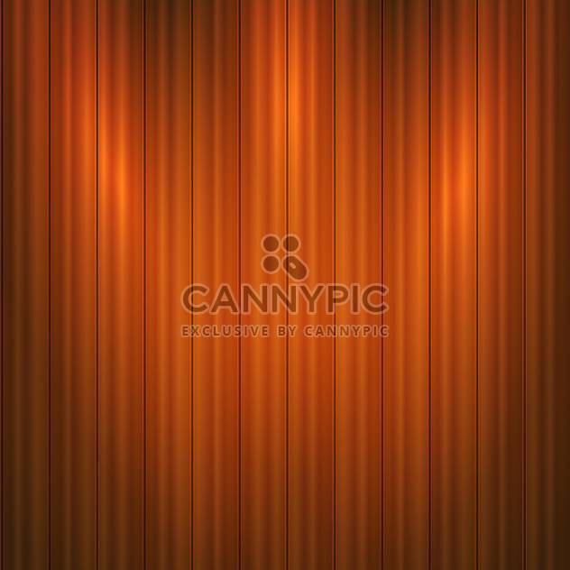 Vector illustration of brown wooden background - Free vector #125922