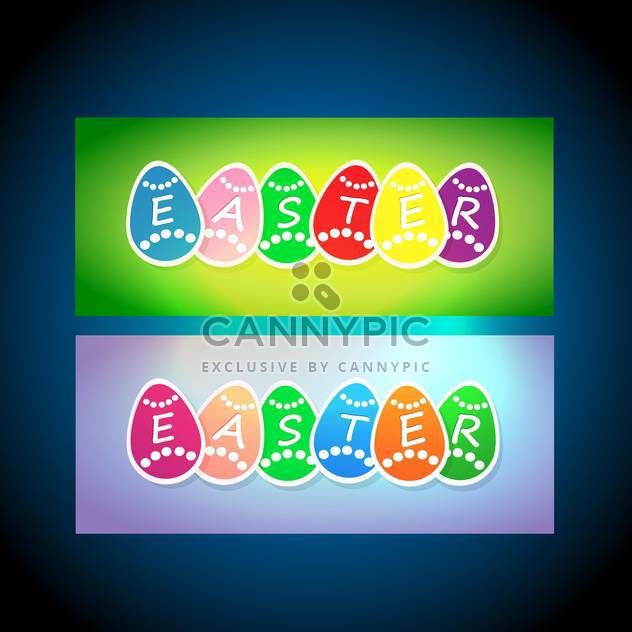 vector easter holiday cards - Kostenloses vector #129122