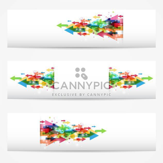 vector business banners set - Free vector #130272