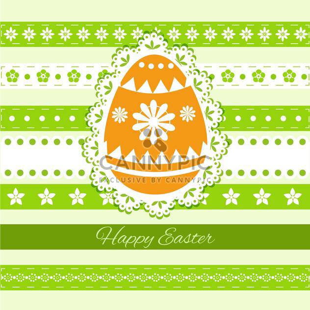 Happy Easter Greeting Card - vector #130562 gratis