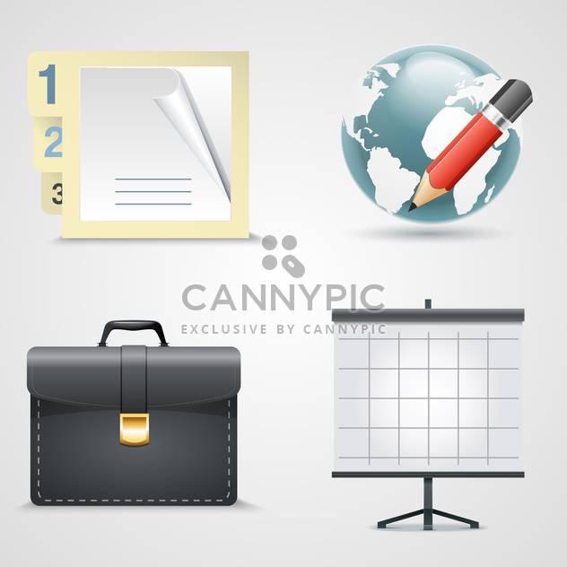 Vector set of business icons - vector #130892 gratis