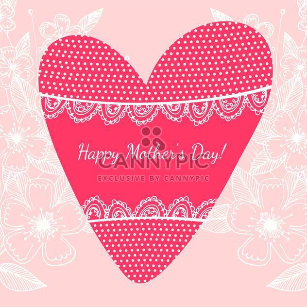 Happy mother day background vector illustration - vector gratuit #131542 