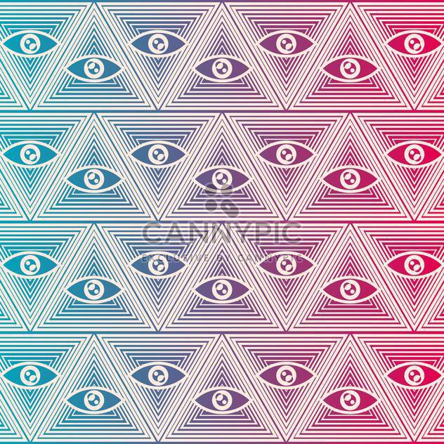 Seamless vector background with eyes - Free vector #132202