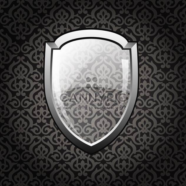 vector glossy shield background - Free vector #132532