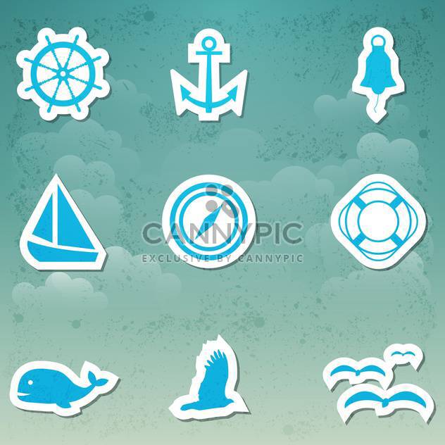 vector set of travel icons - Kostenloses vector #134022
