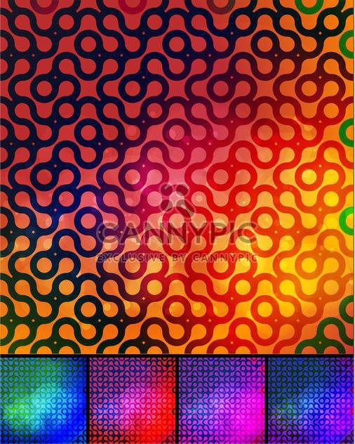 abstract colorful background set - Free vector #134772